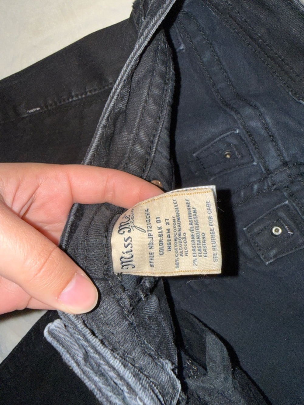 Miss Me Signature Cuffed Skinny Jeans‎ - Picture 4 of 6